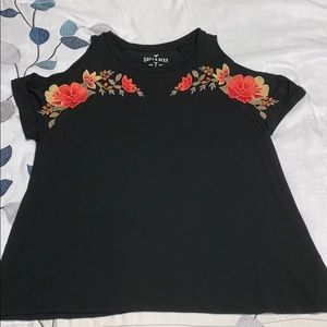 American Eagle Soft & Sexy Open Shoulder Tee